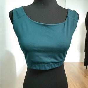 Old Navy Teal Green Crop Tank Top / Sports Bra